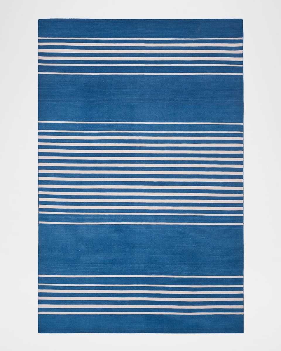 Bluff Point Stripe Hand-Woven Rug, 6' x 9'